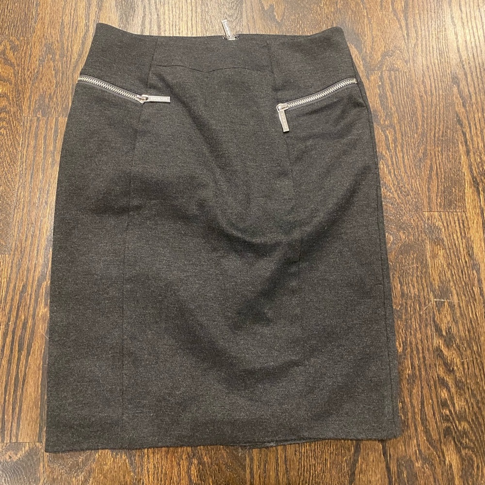 Michael Kors gray midi skirt